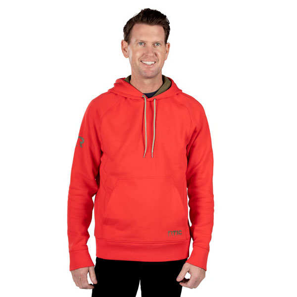 RTIC Outdoors - Water-Repellent Pullover Hoodie - Athletic Fit - Scarlet - Image 2