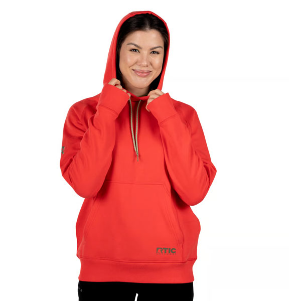 RTIC Outdoors - Water-Repellent Pullover Hoodie - Athletic Fit - Scarlet - Image 5