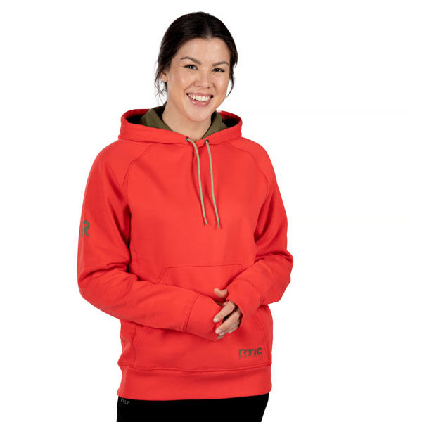 RTIC Outdoors - Water-Repellent Pullover Hoodie - Athletic Fit - Scarlet - Image 3